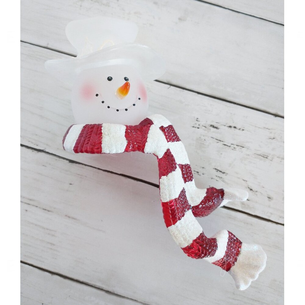 Seasons of Cannon Falls Snowman Bottle Topper Vintage Holiday Ornament Winter
